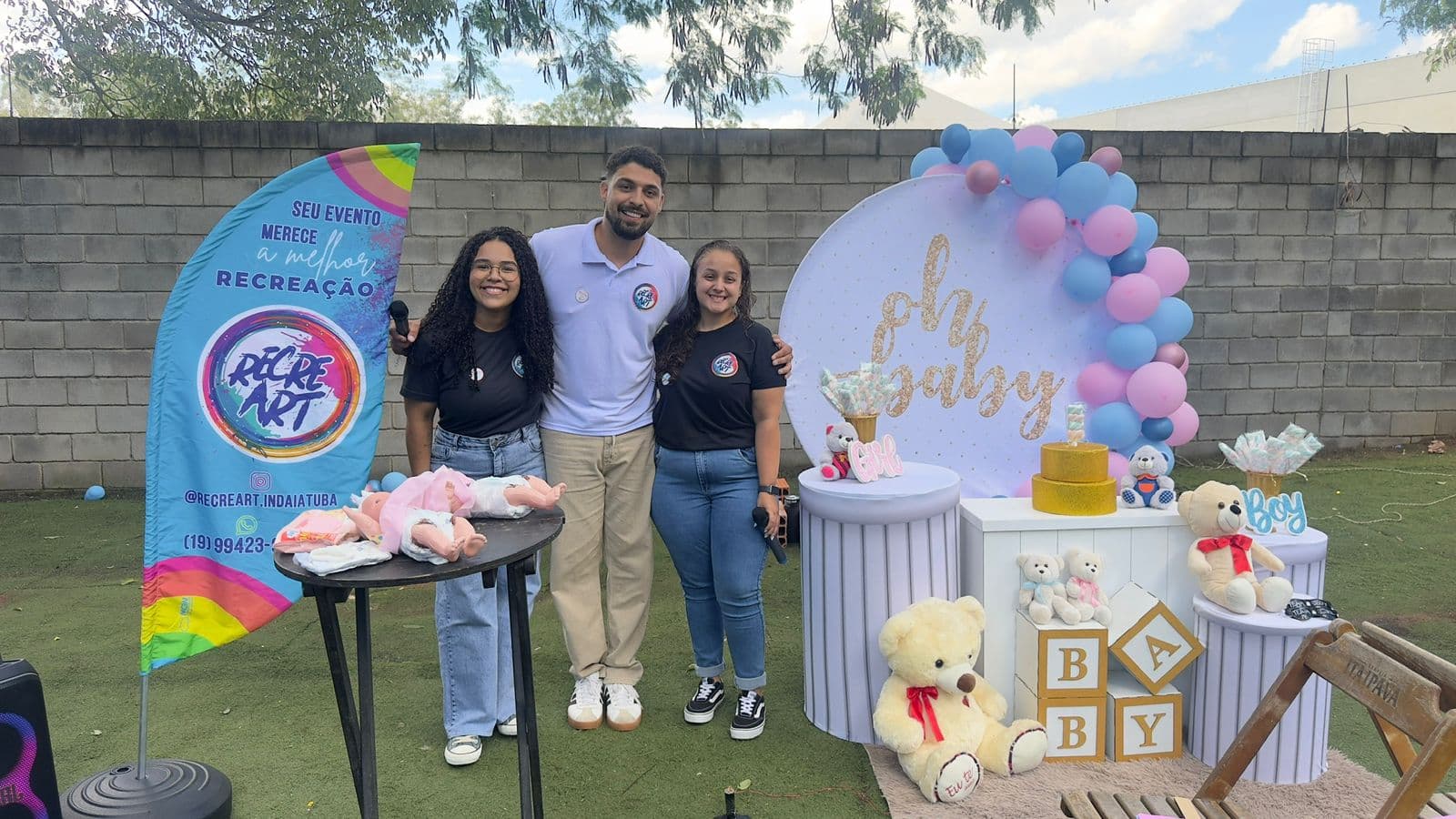 Recreação para Chá de Bebê 🤍👶